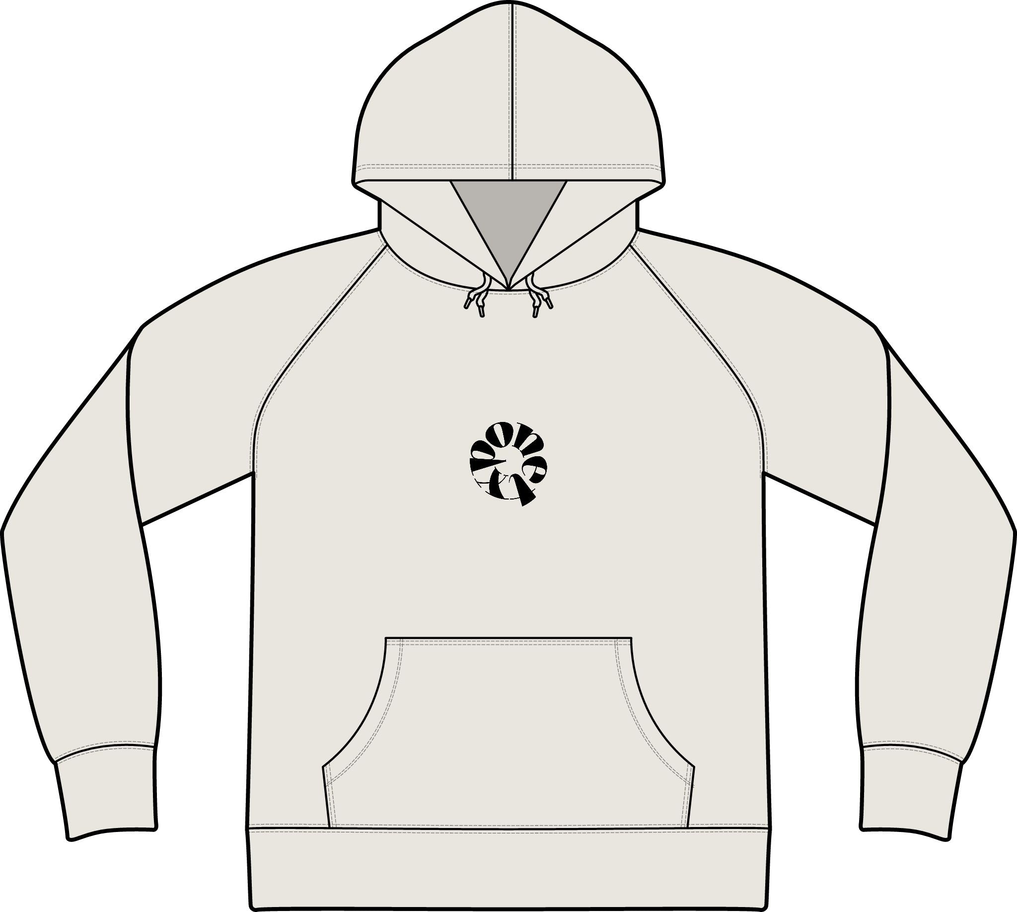 Unisex Icon Lightweight Loopback Terry Hooded Sweatshirt
