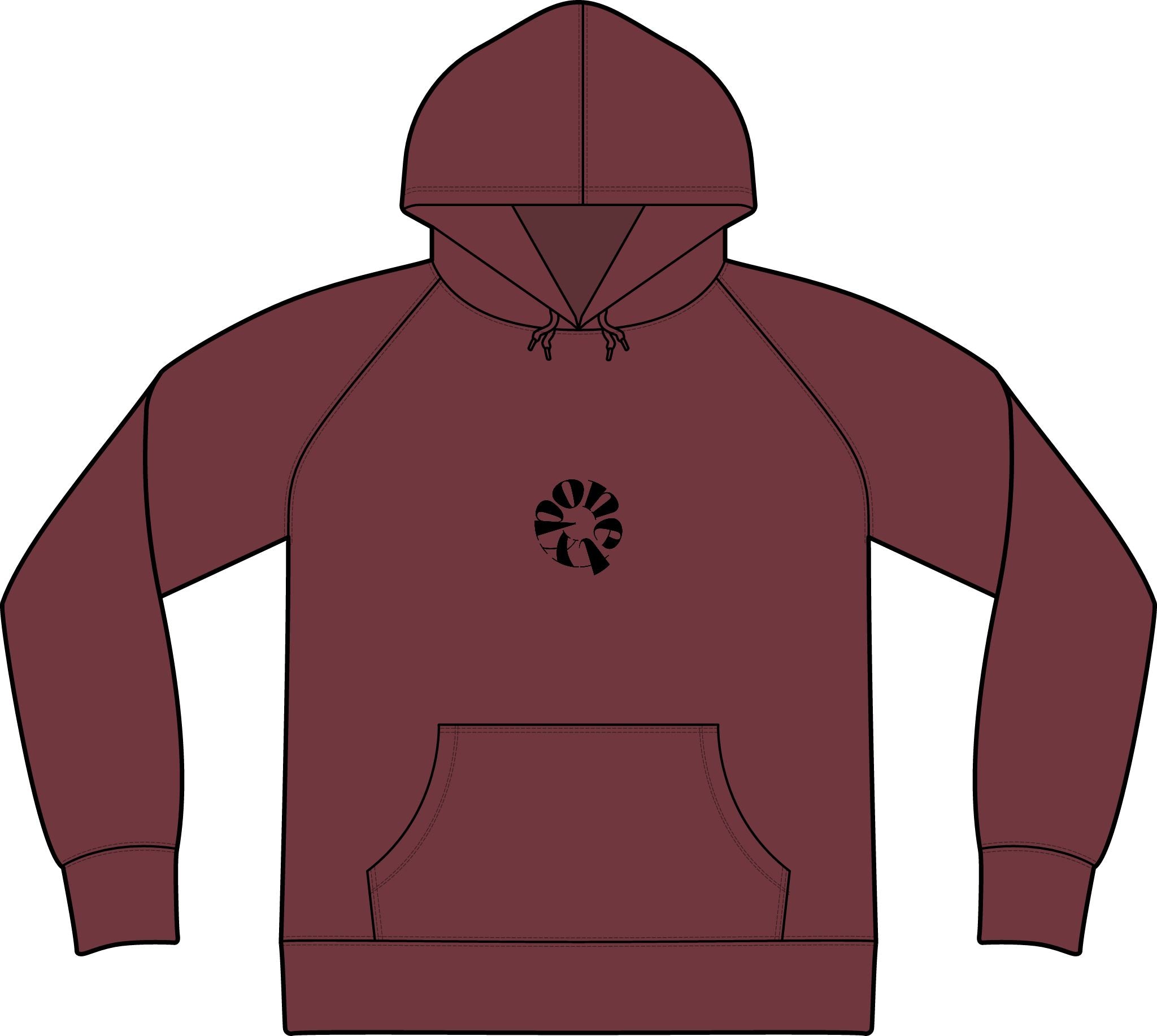 Unisex Icon Lightweight Loopback Terry Hooded Sweatshirt