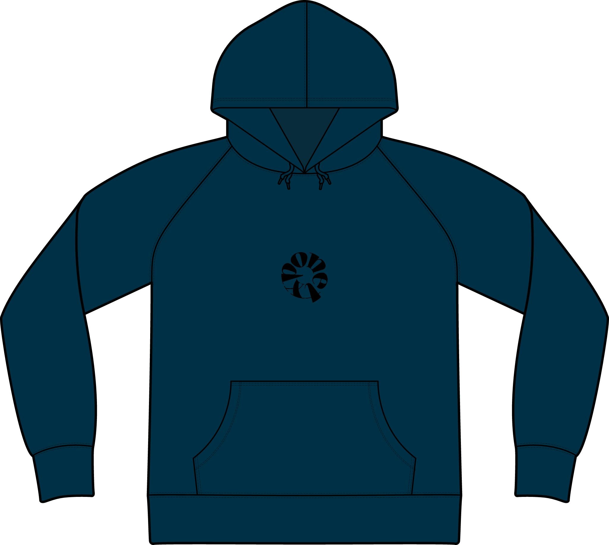 Unisex Icon Lightweight Loopback Terry Hooded Sweatshirt