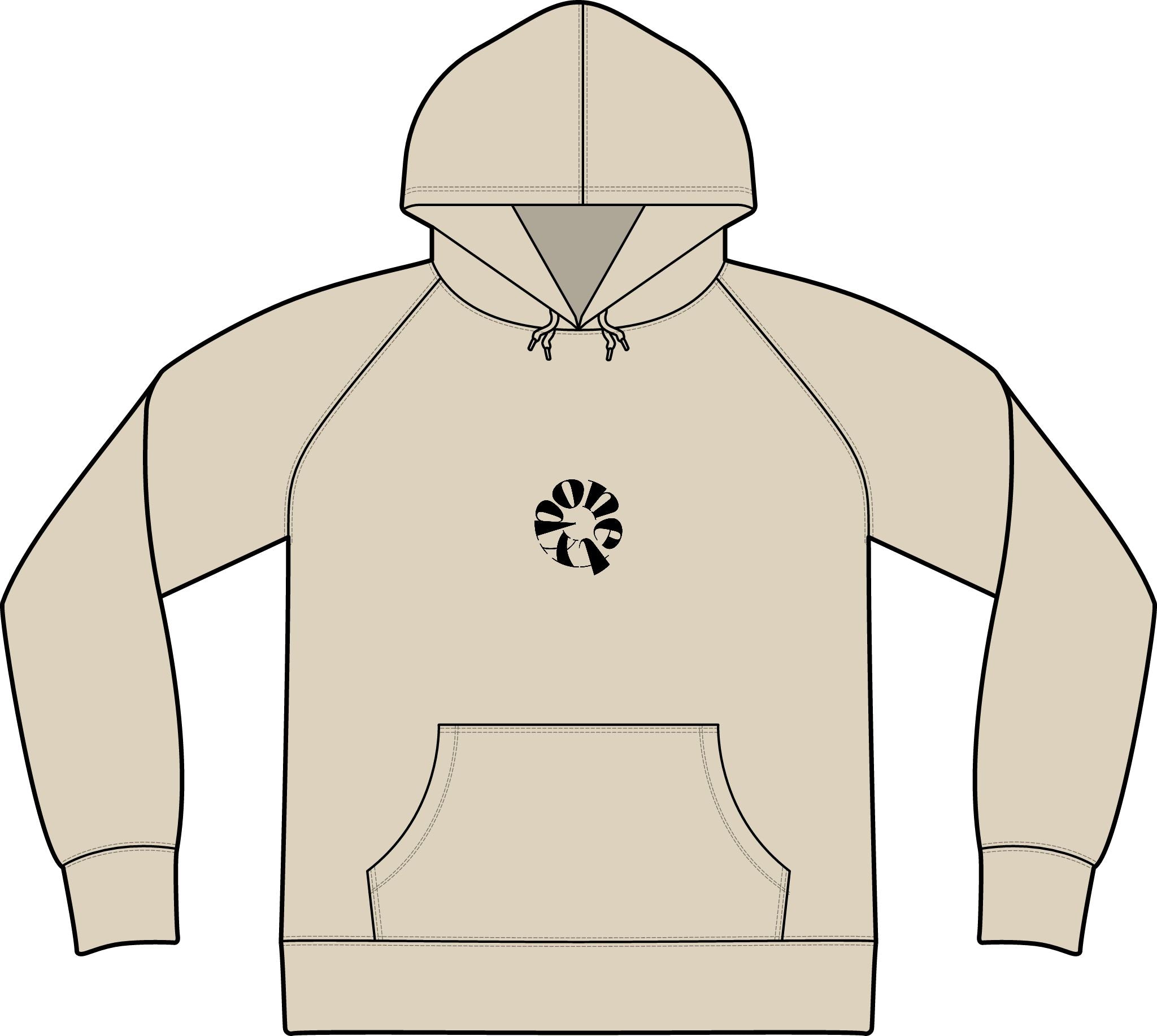 Unisex Icon Lightweight Loopback Terry Hooded Sweatshirt