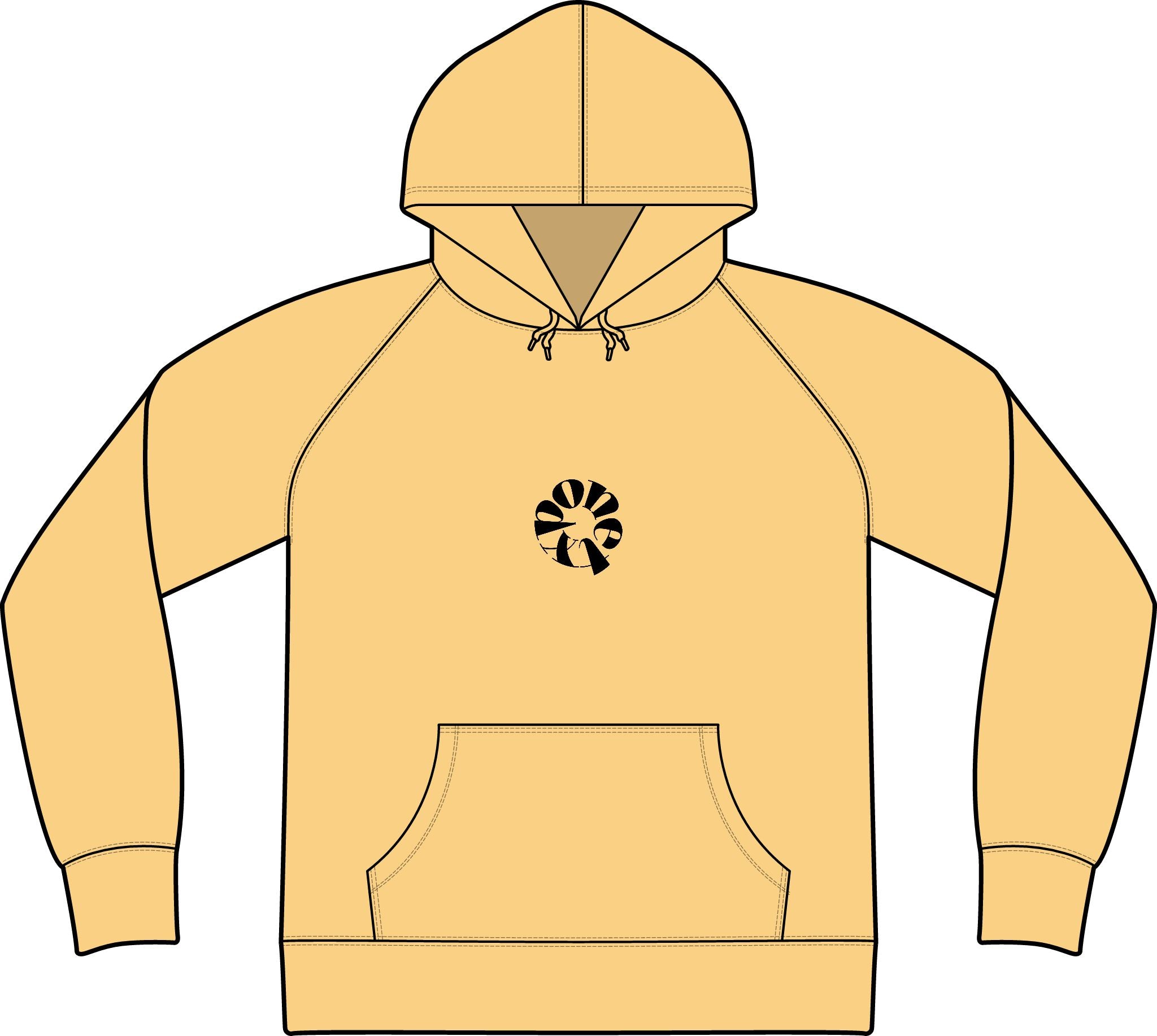 Unisex Icon Lightweight Loopback Terry Hooded Sweatshirt