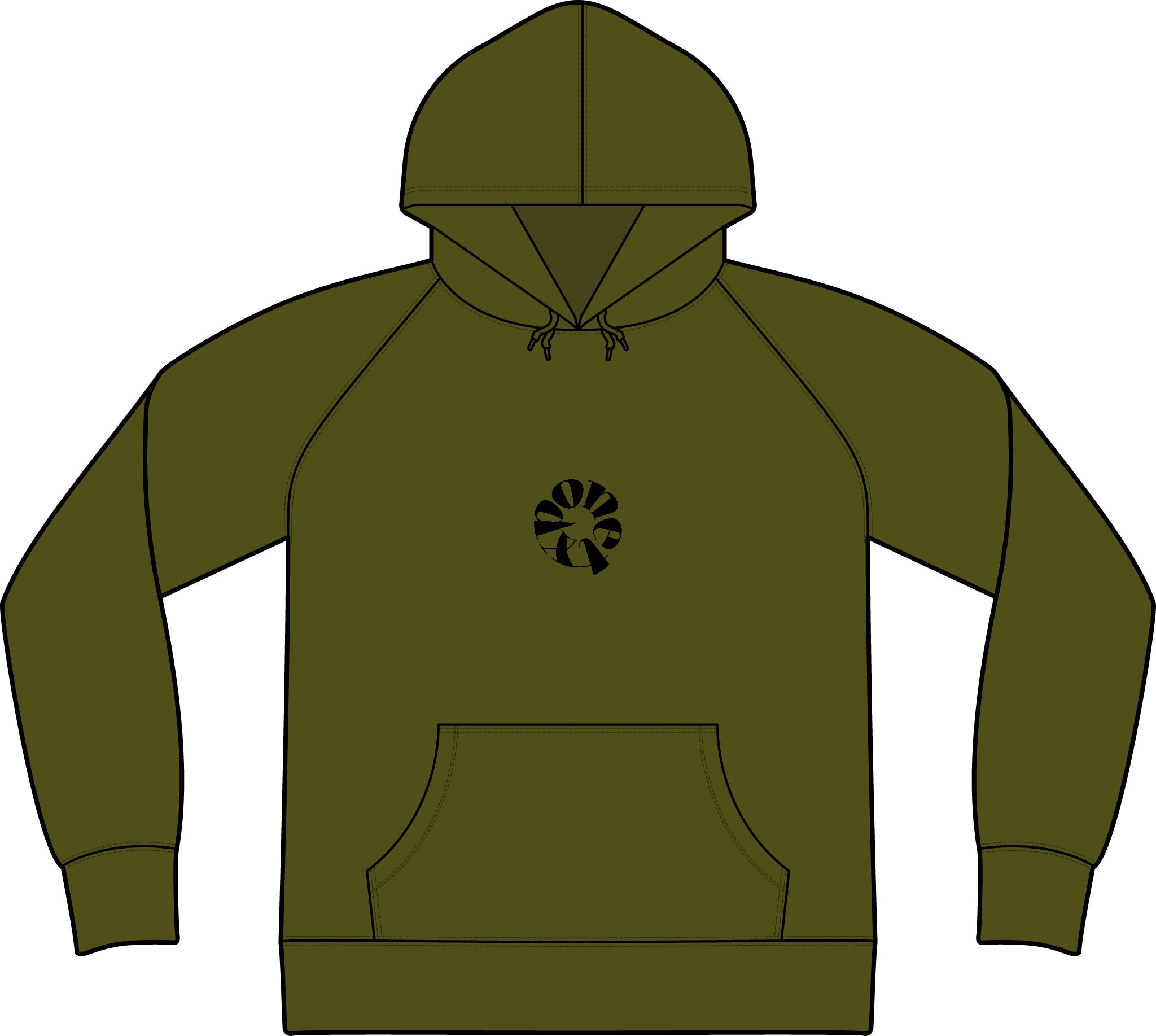 Unisex Icon Lightweight Loopback Terry Hooded Sweatshirt