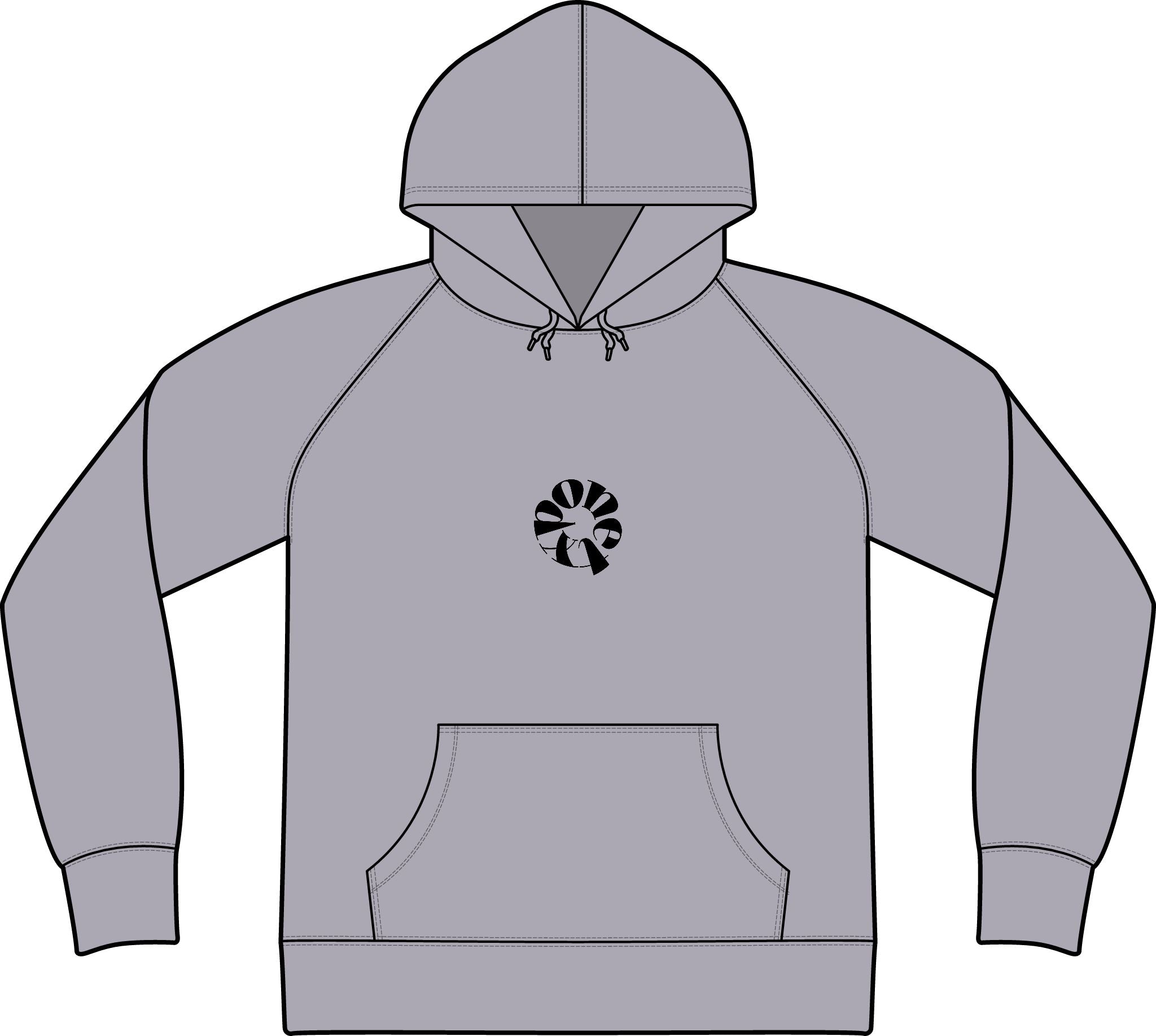Unisex Icon Lightweight Loopback Terry Hooded Sweatshirt