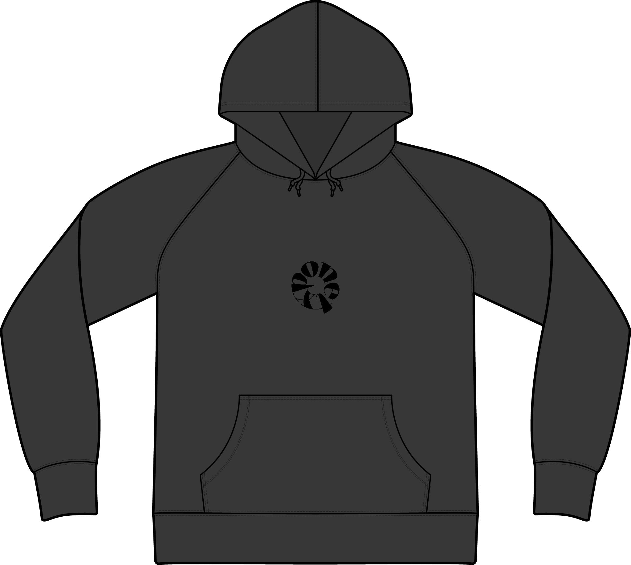 Unisex Icon Lightweight Loopback Terry Hooded Sweatshirt