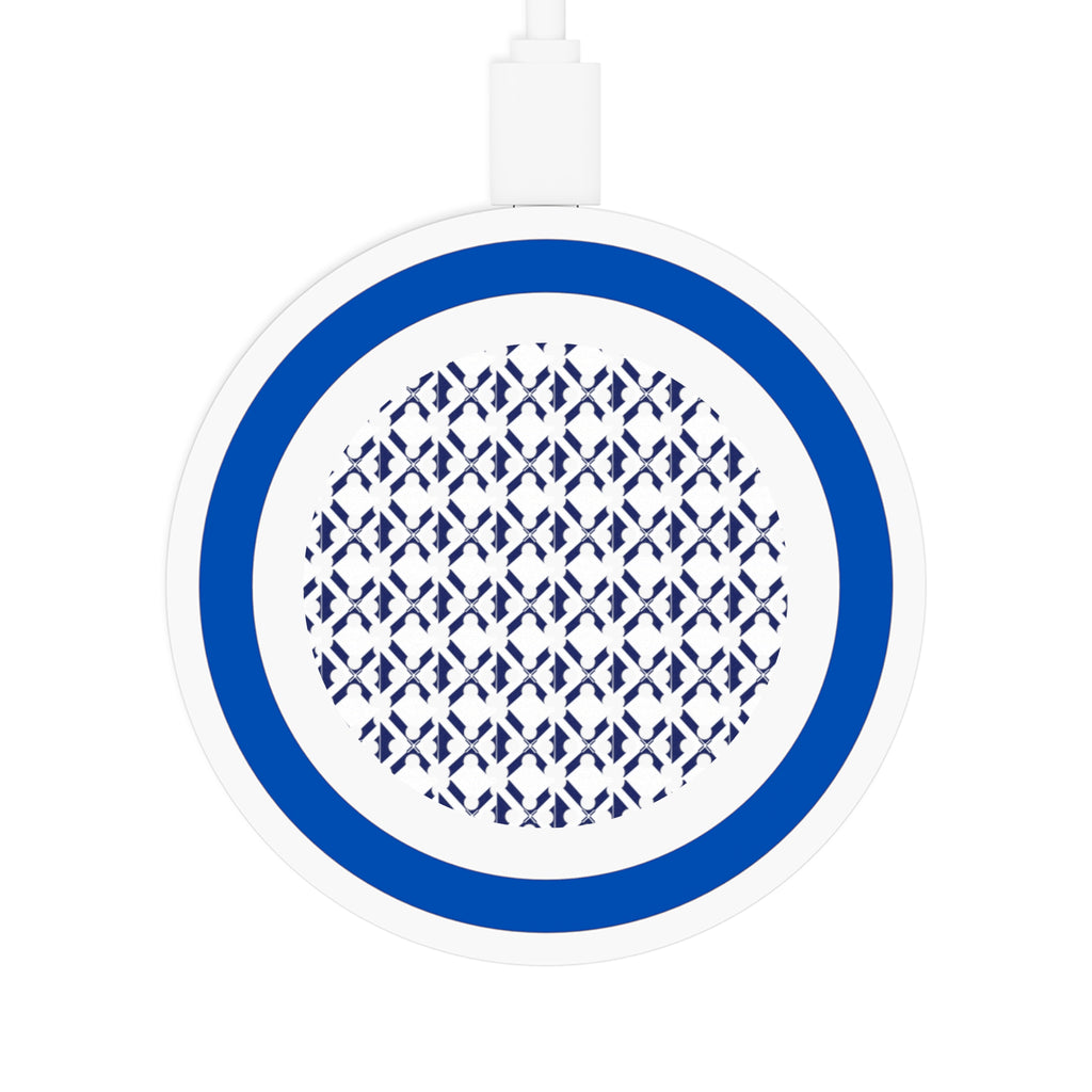 XT7 Wireless Charging Pad — Blue Ring Qi Charger