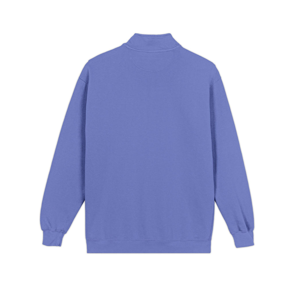 Minimalist Geometric Quarter-Zip Sweatshirt