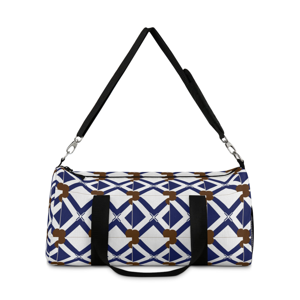XT8 Brown Tile Duffel Bag — Travel Gym Weekend Bag