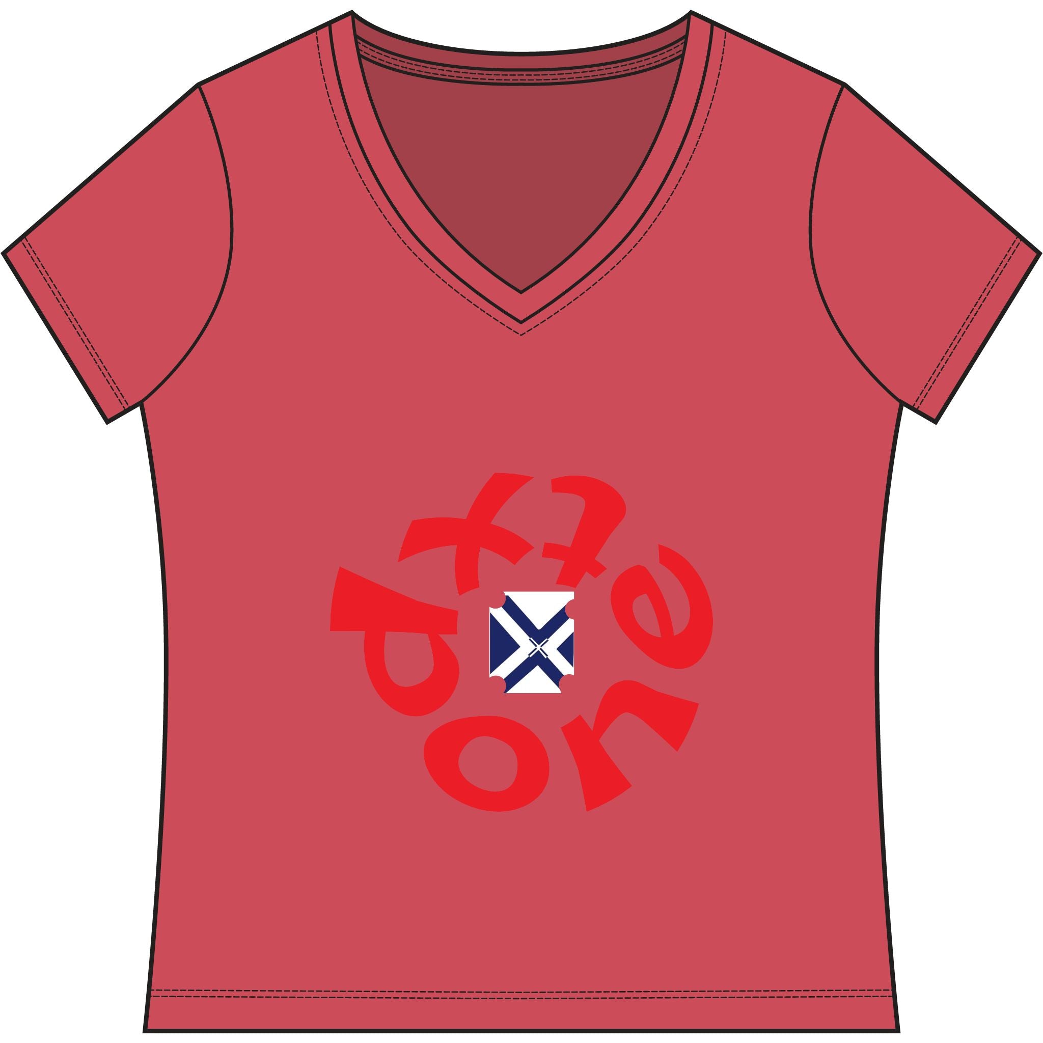 Women's Game V-Neck Tee
