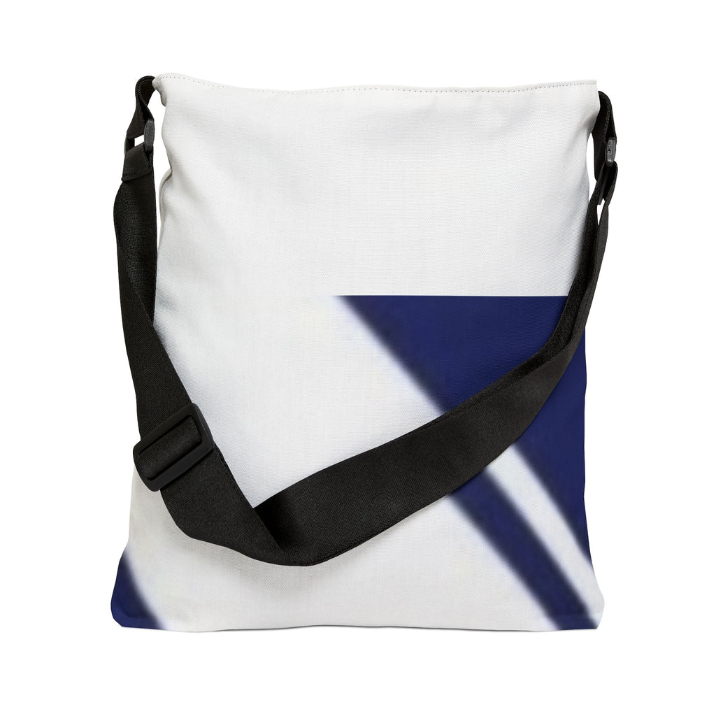 Minimal Navy Arrow Adjustable Tote Bag