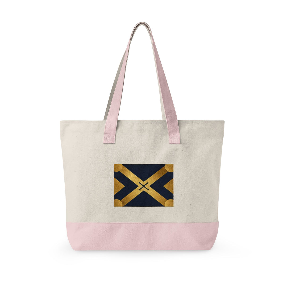Zippered Canvas Tote