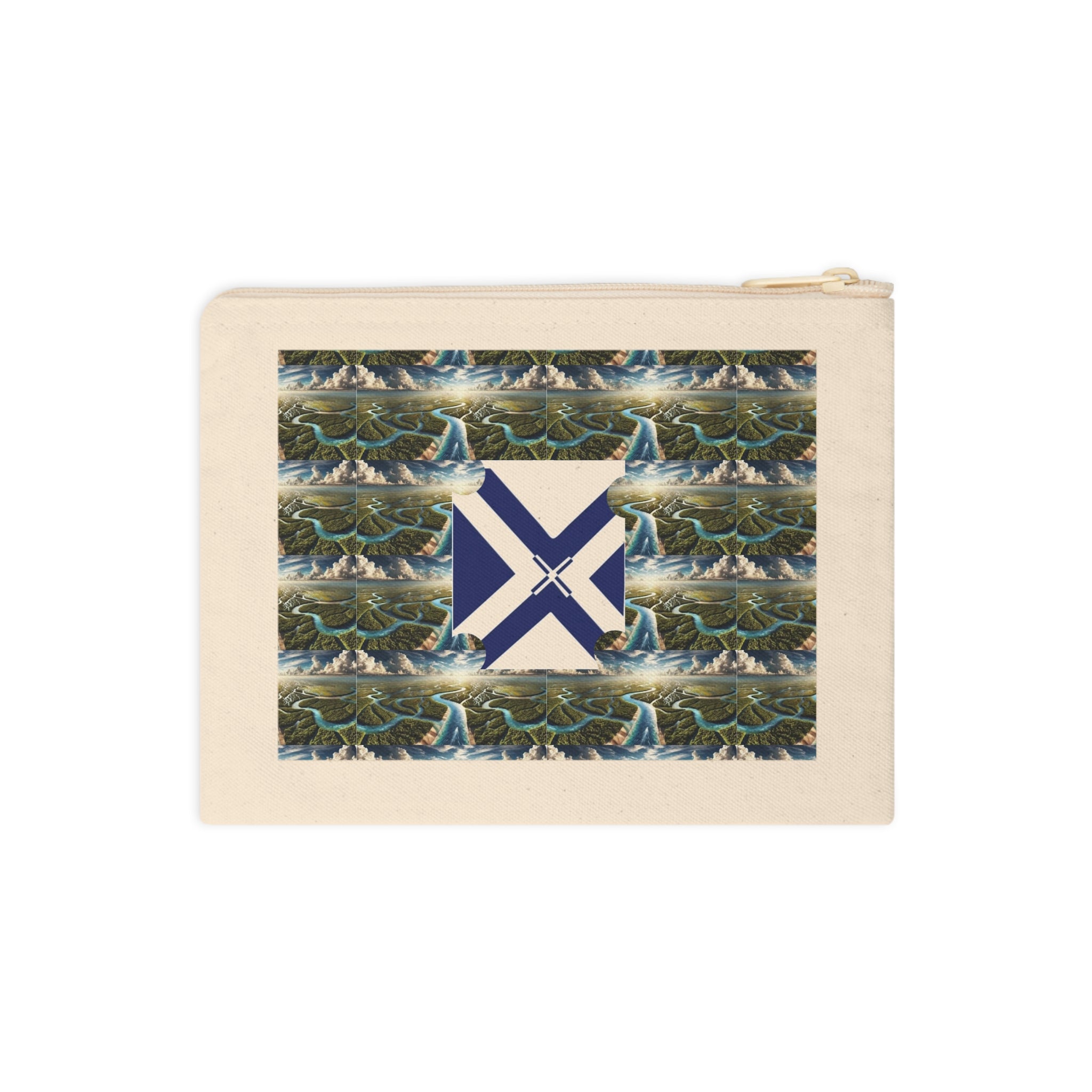 Accessory Zipper Pouch — 'Xt' Monogram Cosmetic Bag