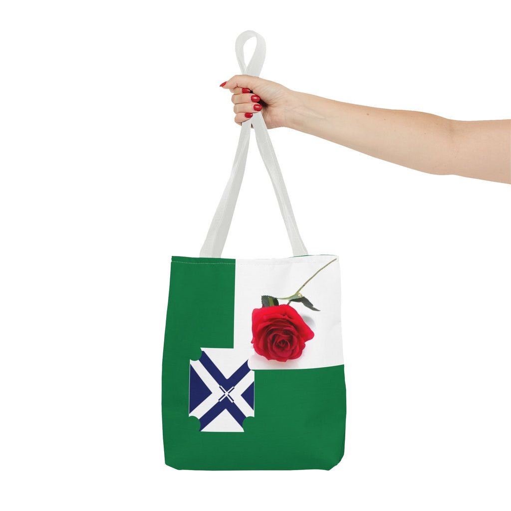 XT Rose Tote Bag — All-Over Print Floral Rose Design