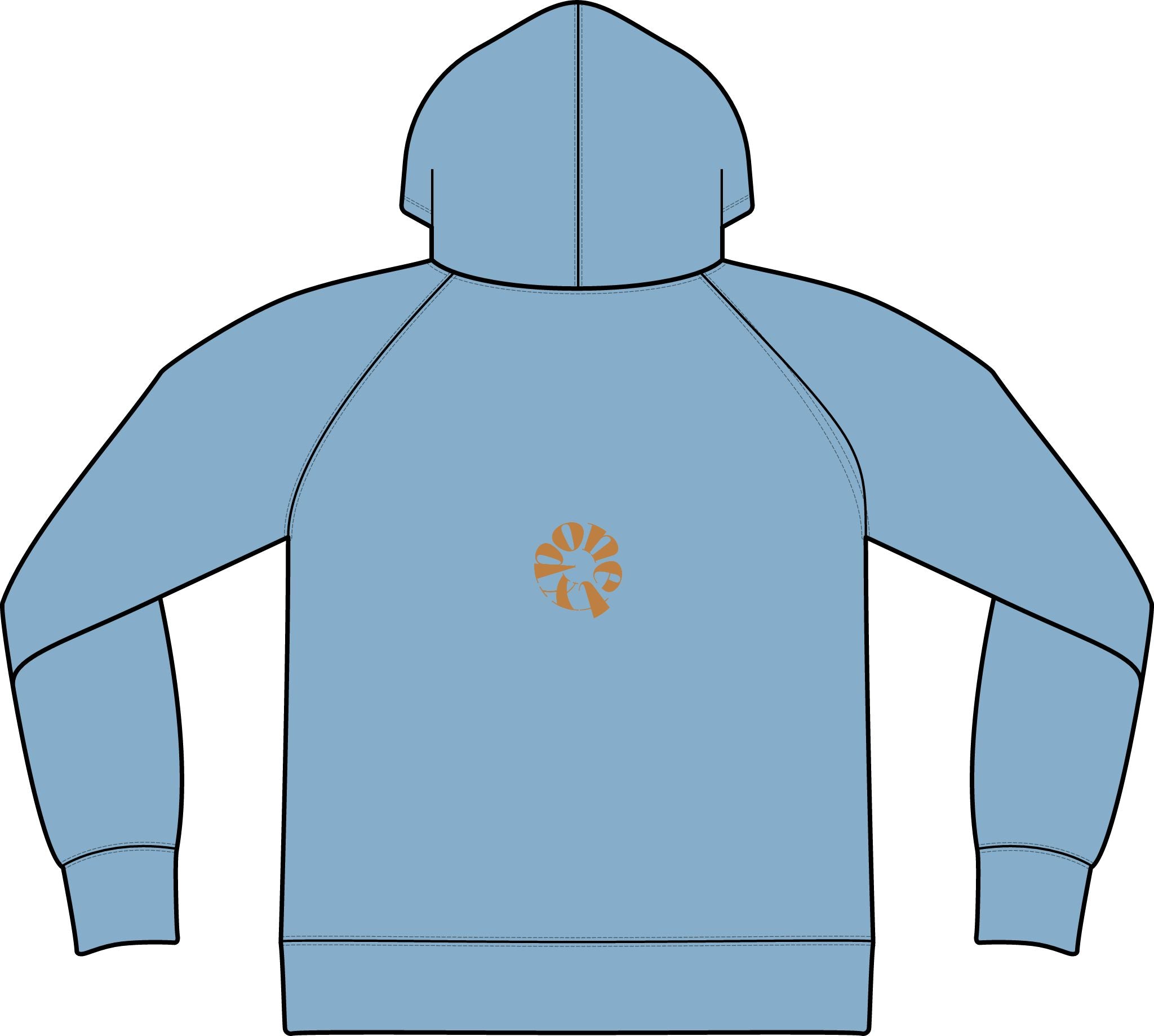 Unisex Icon Lightweight Loopback Terry Hooded Sweatshirt