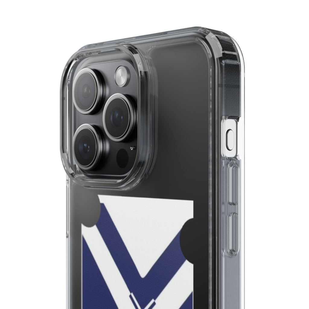 xT7 Saltire Clear Phone Case - Blue White Scottish Flag iPhone Cover