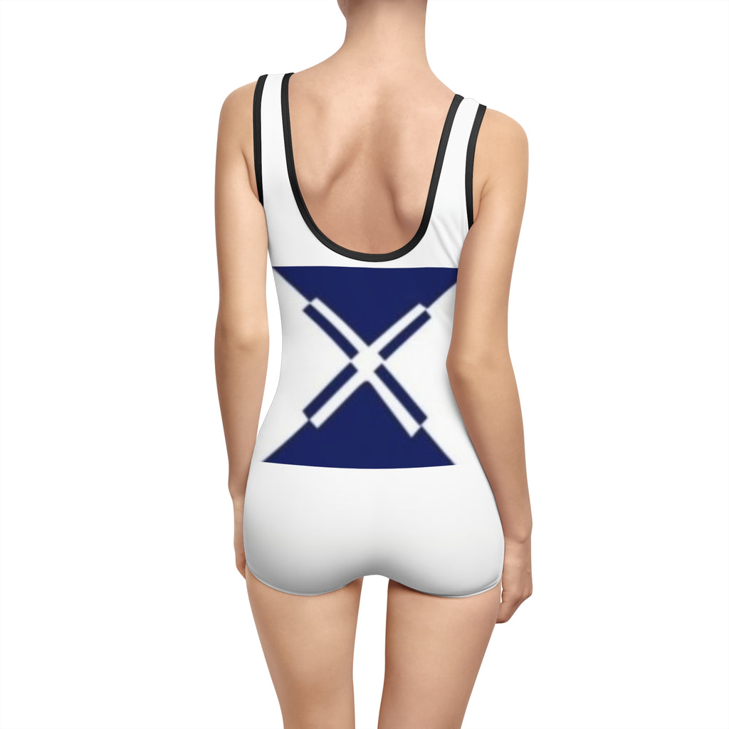 Vintage Navy Cross One-Piece Swimsuit