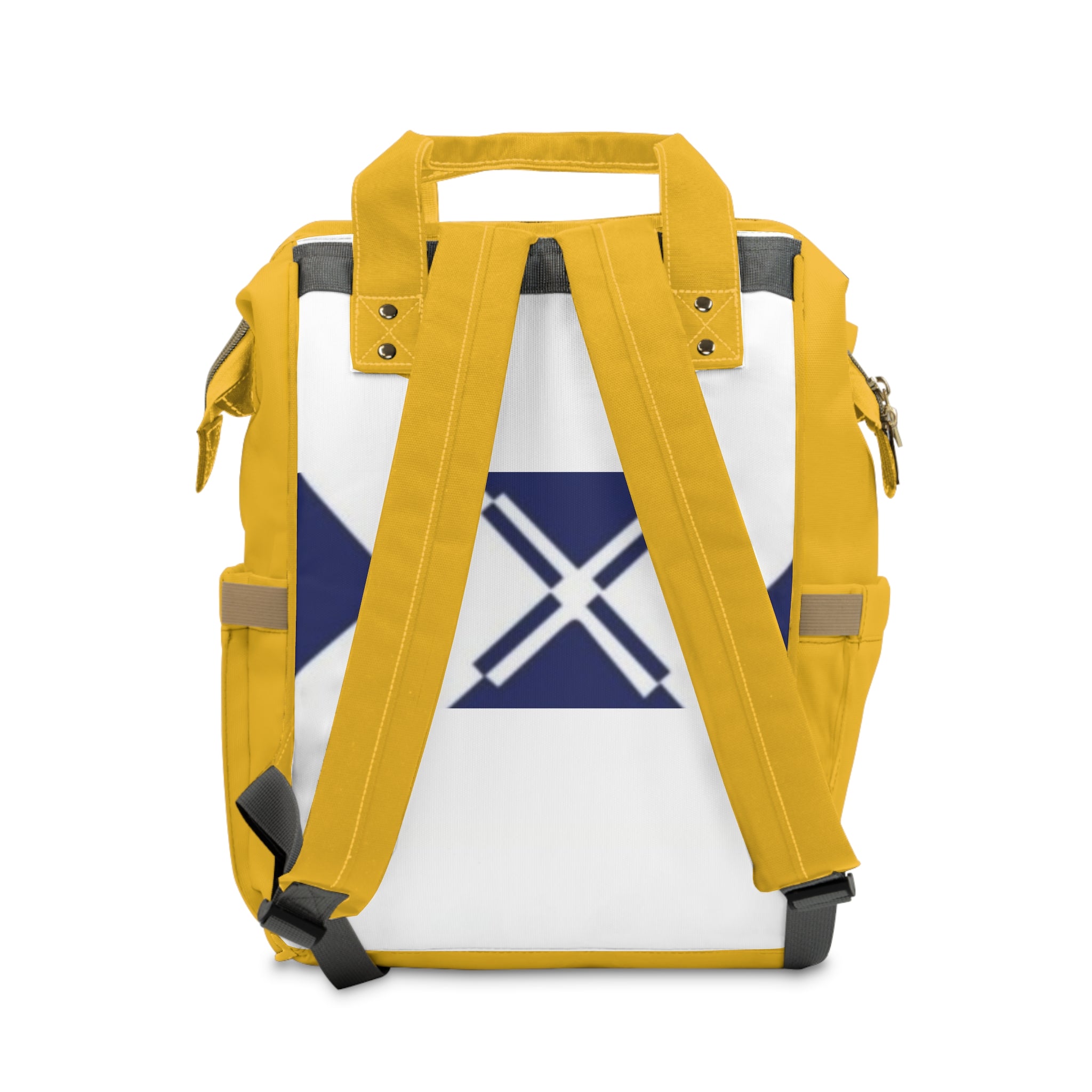 Yellow Multifunctional Diaper Backpack with XT3 Design