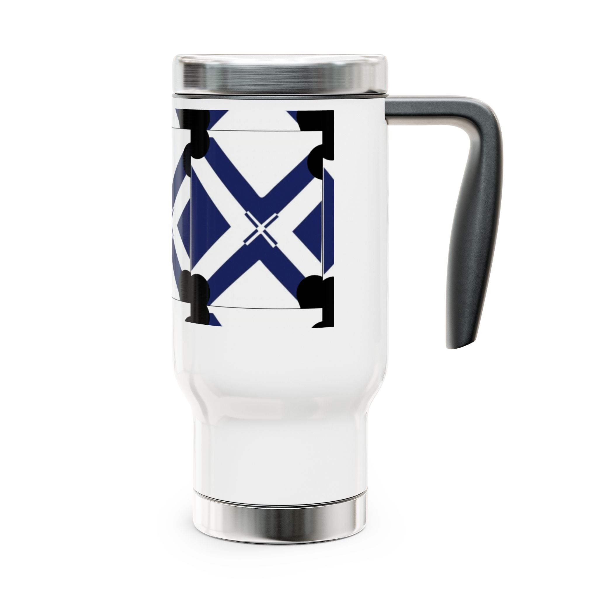 XT8 Stainless Steel Travel Mug – 14oz Insulated Tumbler with Handle
