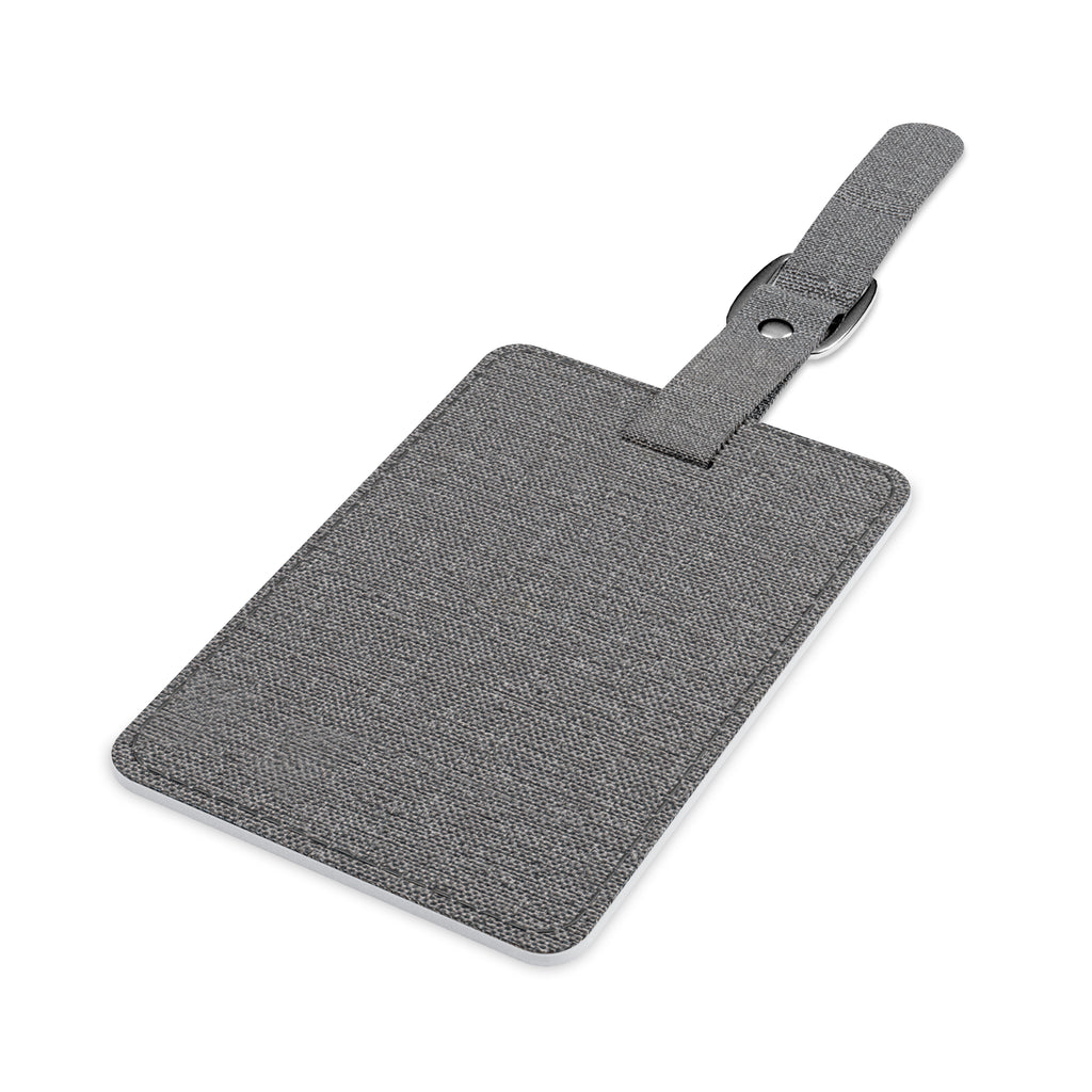 Cityscape Luggage Tag — Futuristic Bridge Travel ID