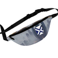 Urban Skyline Fanny Pack — Navy Cross Emblem Waist Bag