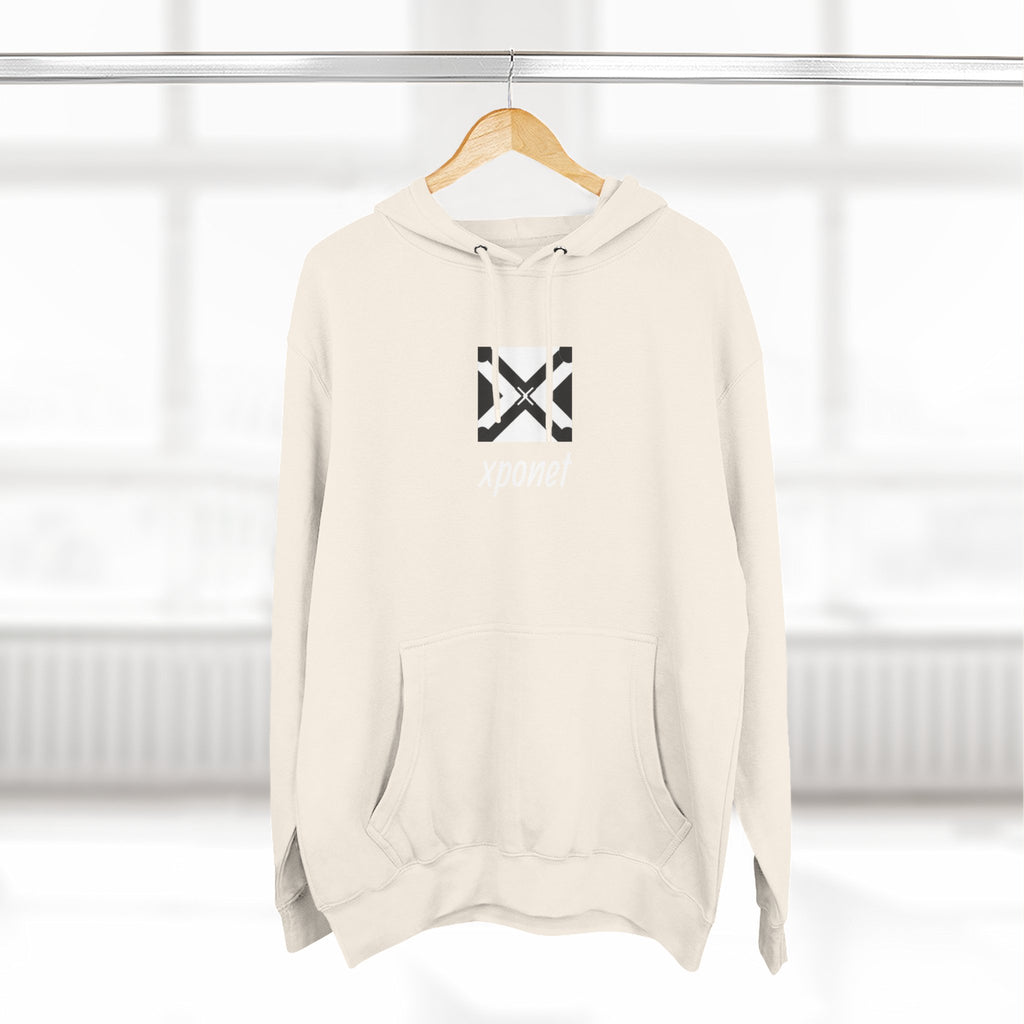 Three-Panel Fleece Hoodie
