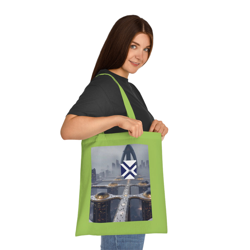 Xt Cotton Tote — Minimal Monogram Canvas Carryall