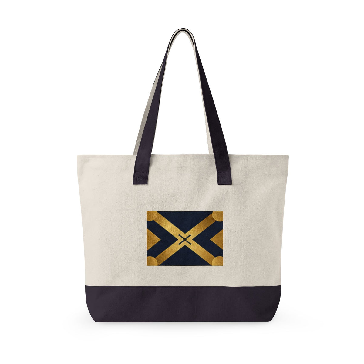 Zippered Canvas Tote