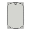 Dog Tag Keychain (Engraving)