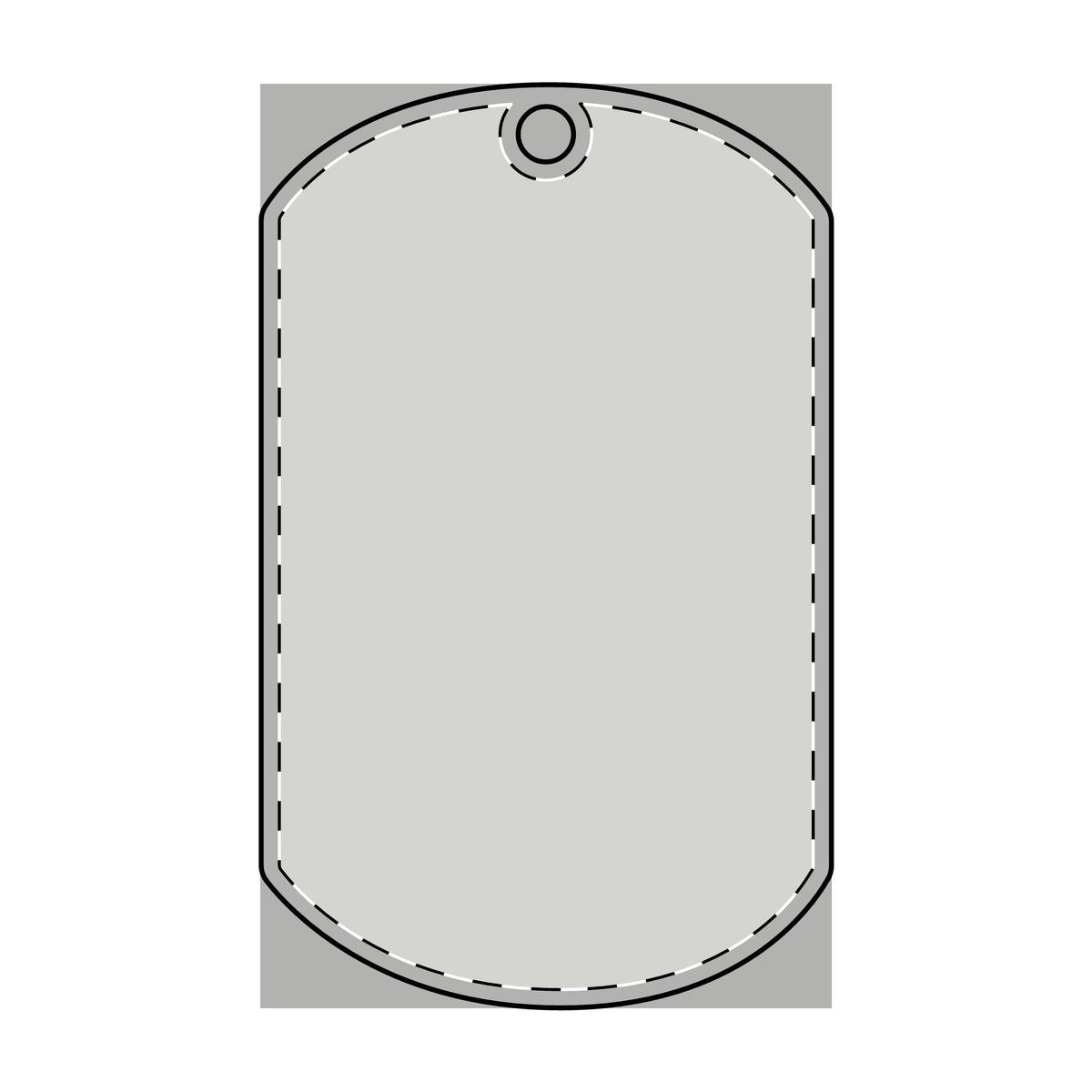 Dog Tag Keychain (Engraving)