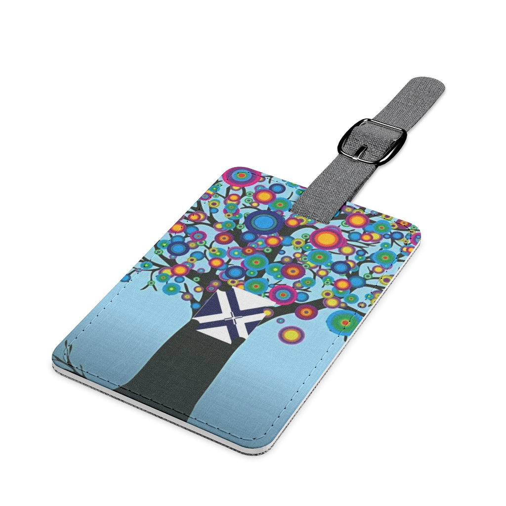 Xt Luggage Tag — Saffiano Polyester Rectangle