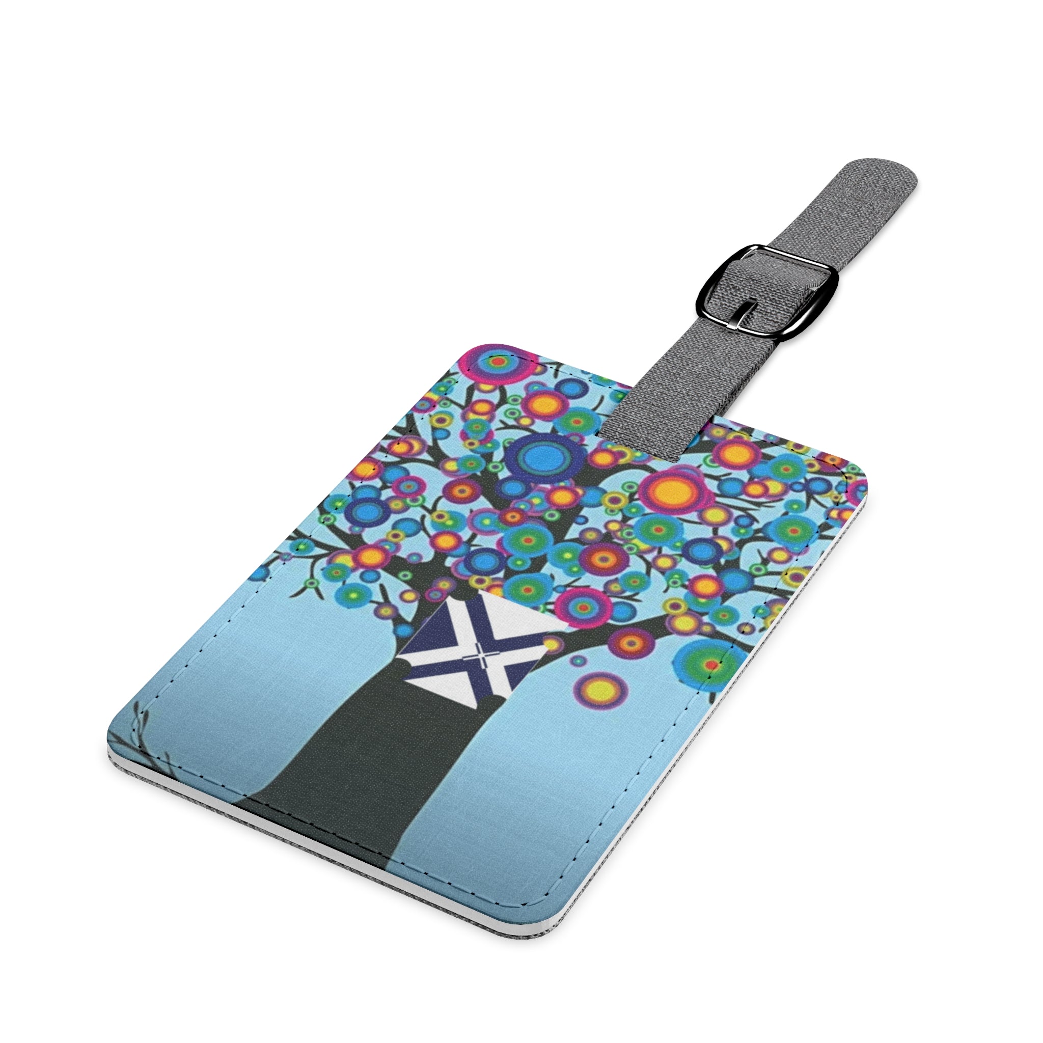 Xt Luggage Tag — Saffiano Polyester Rectangle