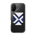 xT7 Saltire Clear Phone Case - Blue White Scottish Flag iPhone Cover