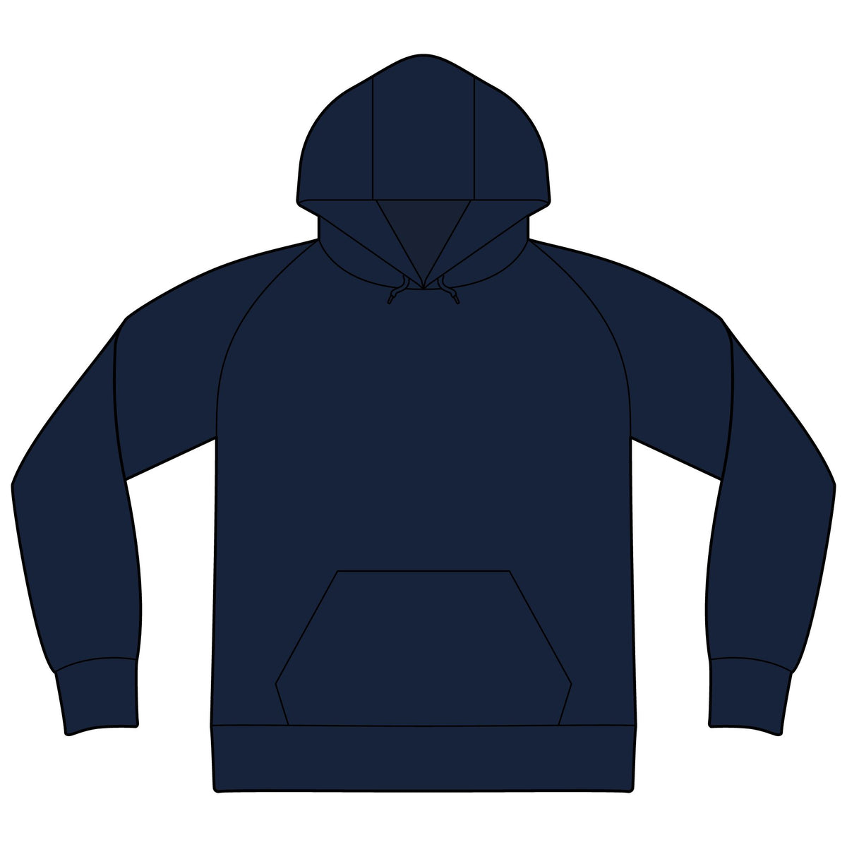 Sleeve Stripe Pullover Hooded Sweatshirt