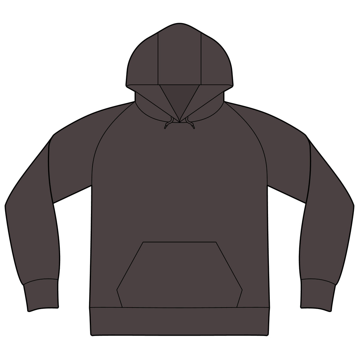 Sleeve Stripe Pullover Hooded Sweatshirt