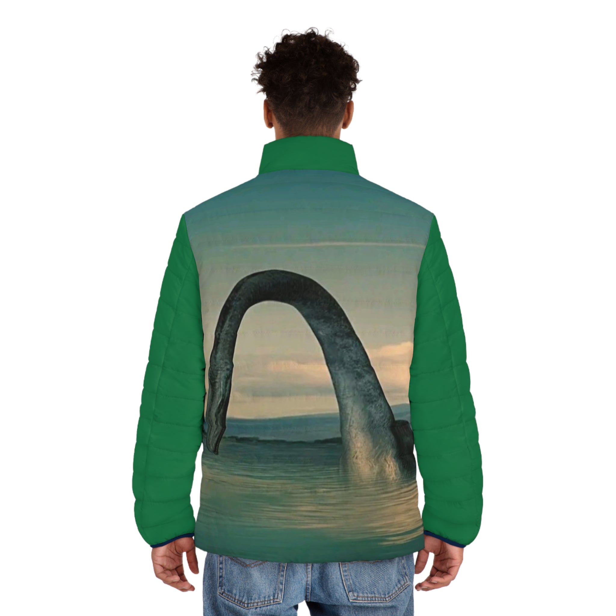 XT Men's Puffer Jacket — All-Over Print Insulated Coat
