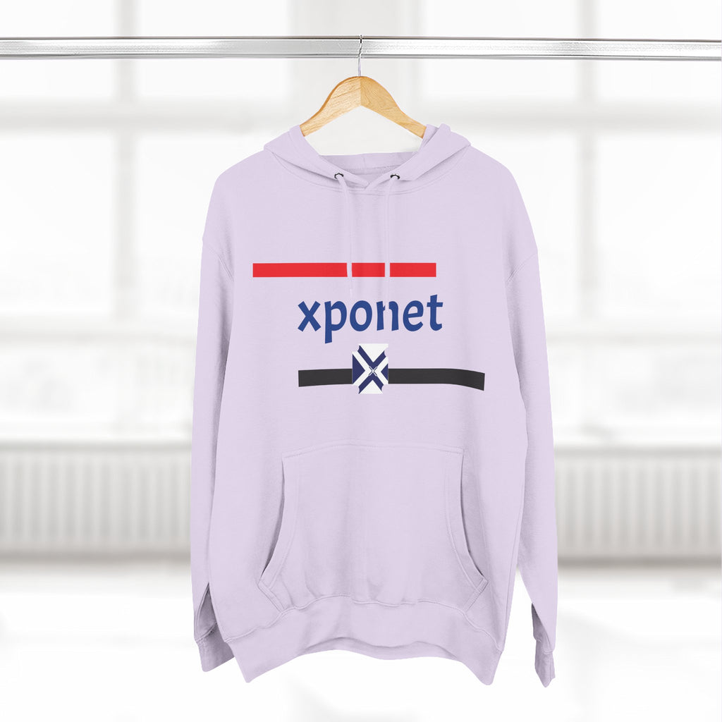 Three-Panel Fleece Hoodie