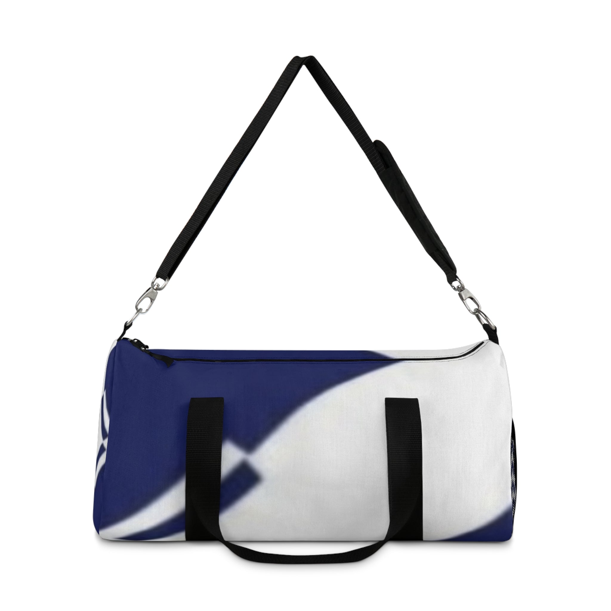 Navy Wave Duffel Bag – Sporty Travel & Gym Carryall