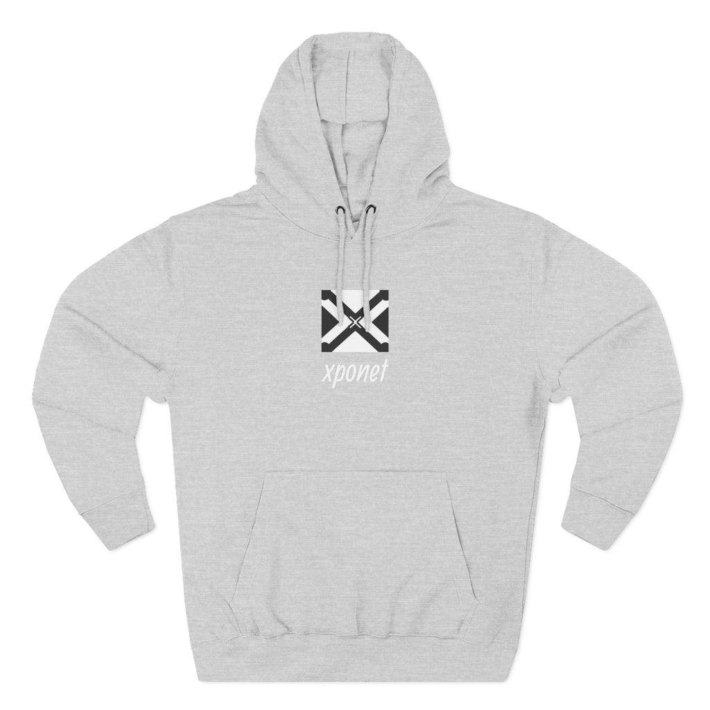 Three-Panel Fleece Hoodie