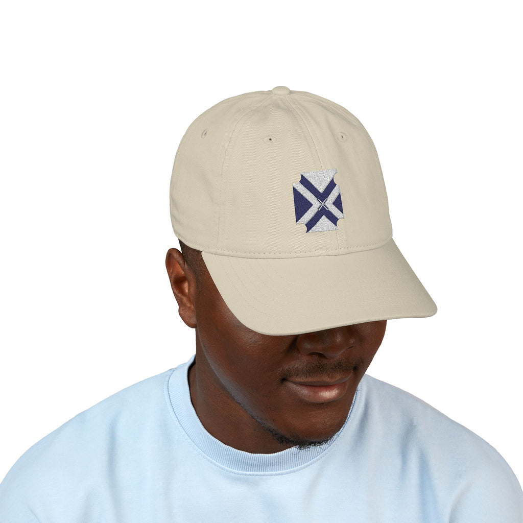 Organic Embroidered Baseball Cap — Distressed xponetworld Patch
