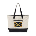 Zippered Canvas Tote