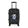 Travel Suitcase with Nautical Flag Accent — Durable Carry-On Luggage