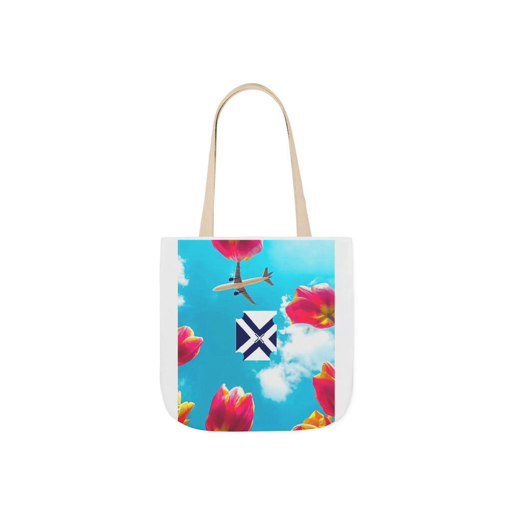 Xt Canvas Tote Bag — Minimalist Monogram Shoulder Tote