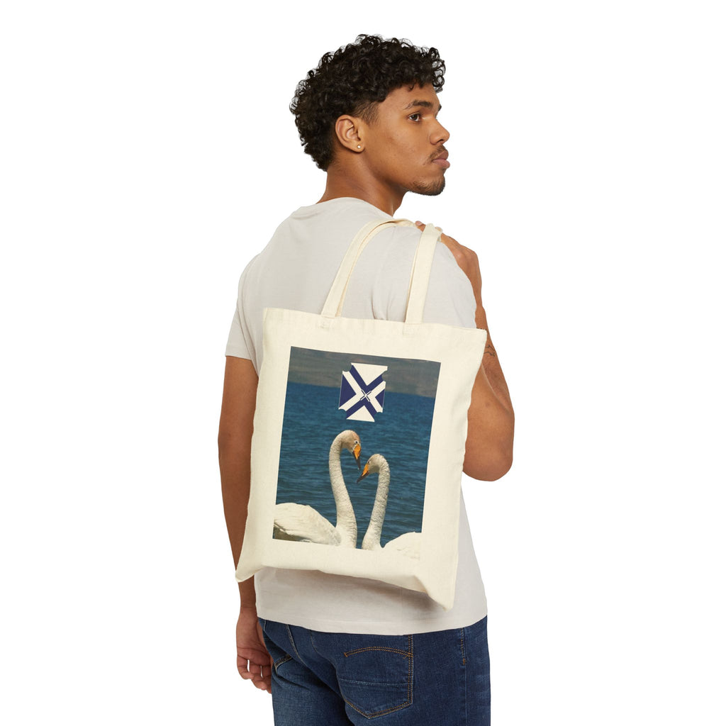 XT Cotton Canvas Tote Bag — Minimal Monogram Organic Market Tote