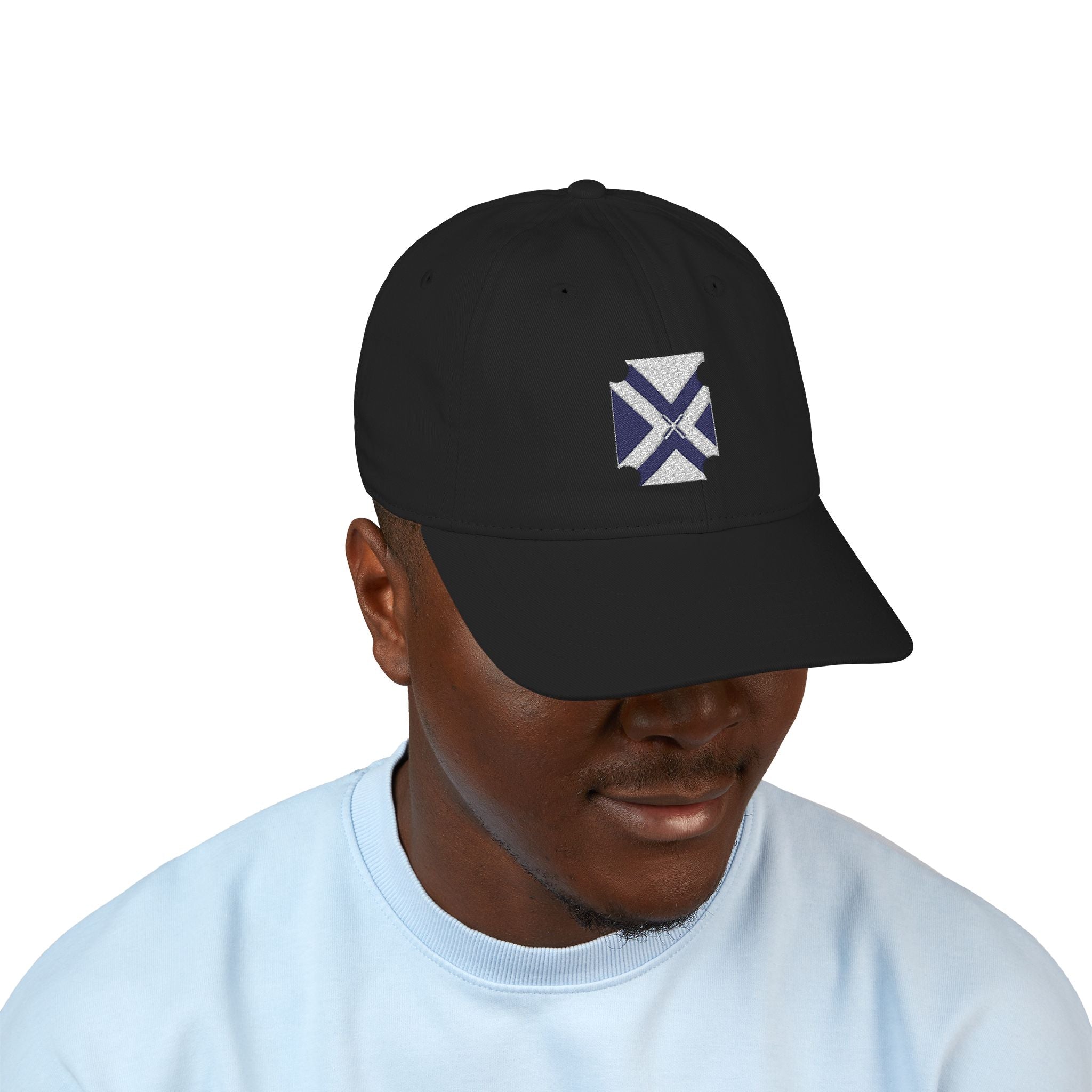 Organic Embroidered Baseball Cap — Distressed xponetworld Patch