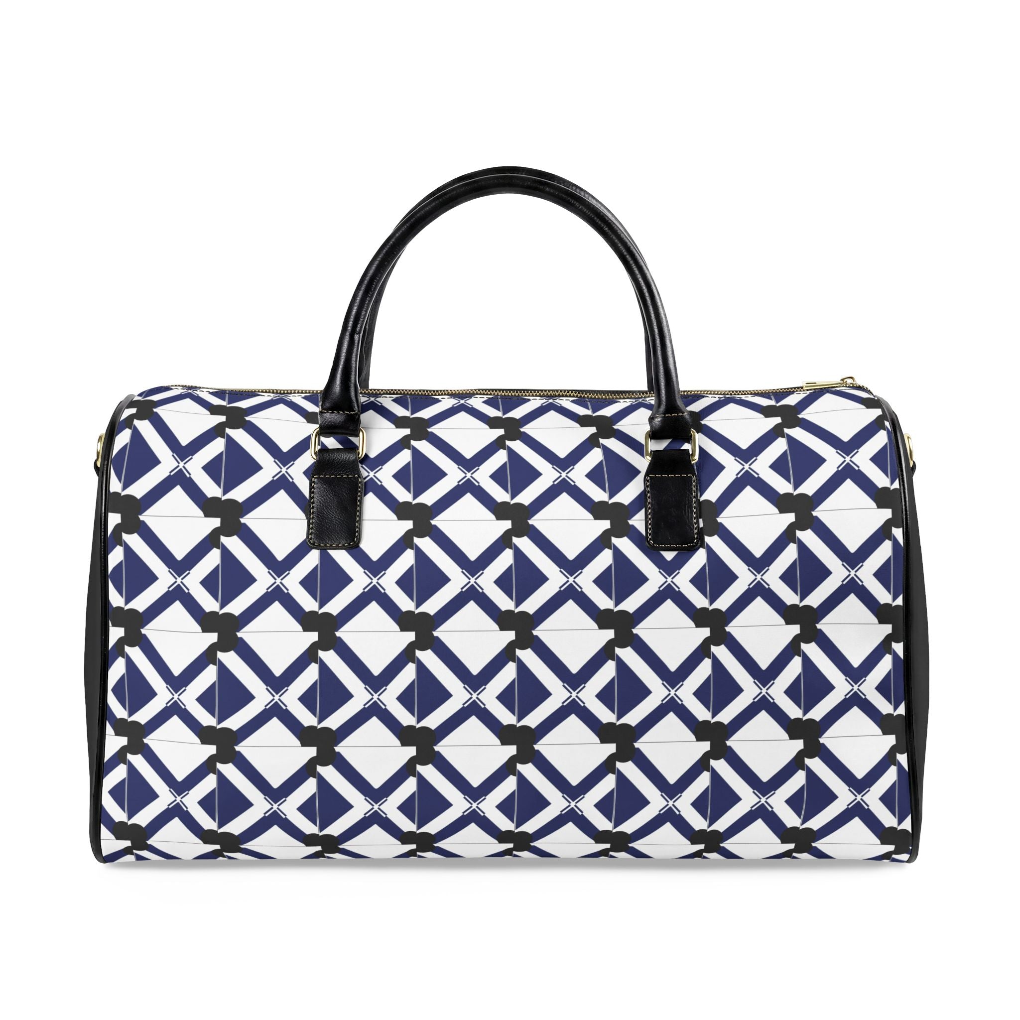 Faux Leather Travel Bag