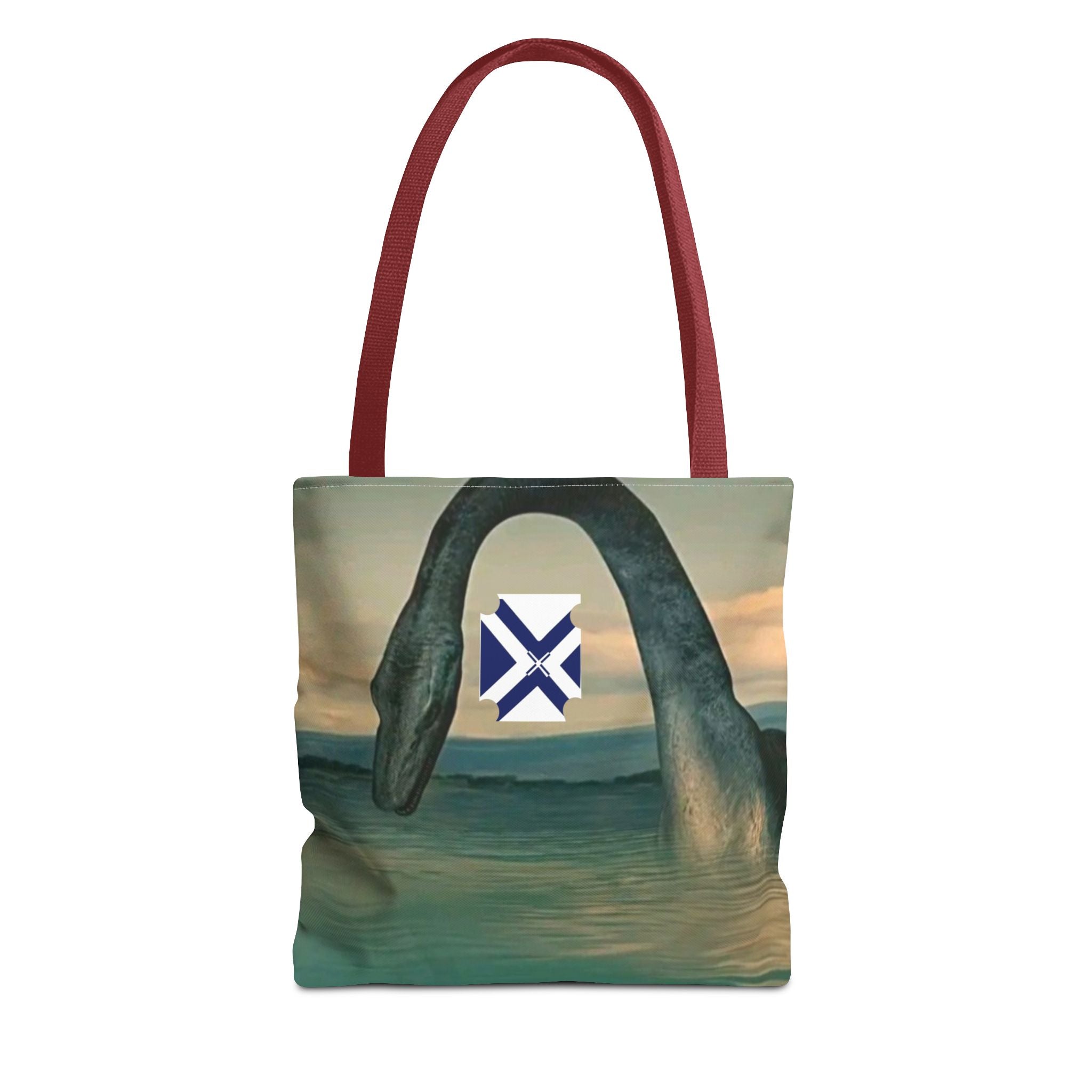 Nessie Loch Ness Tote Bag — Mythic Sea Monster All-Over Print Tote