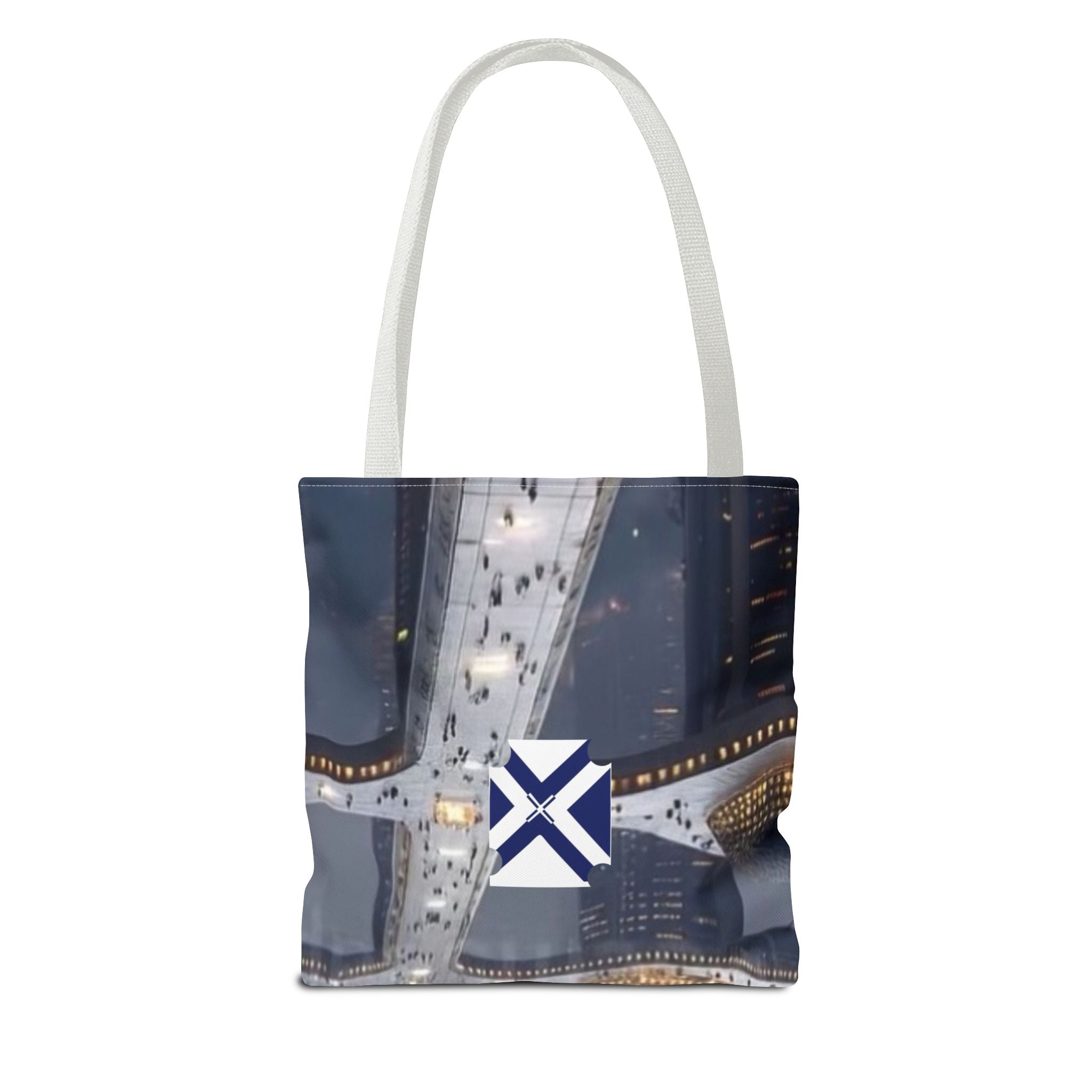 XT City Night Tote Bag — AOP Urban Skyline Design
