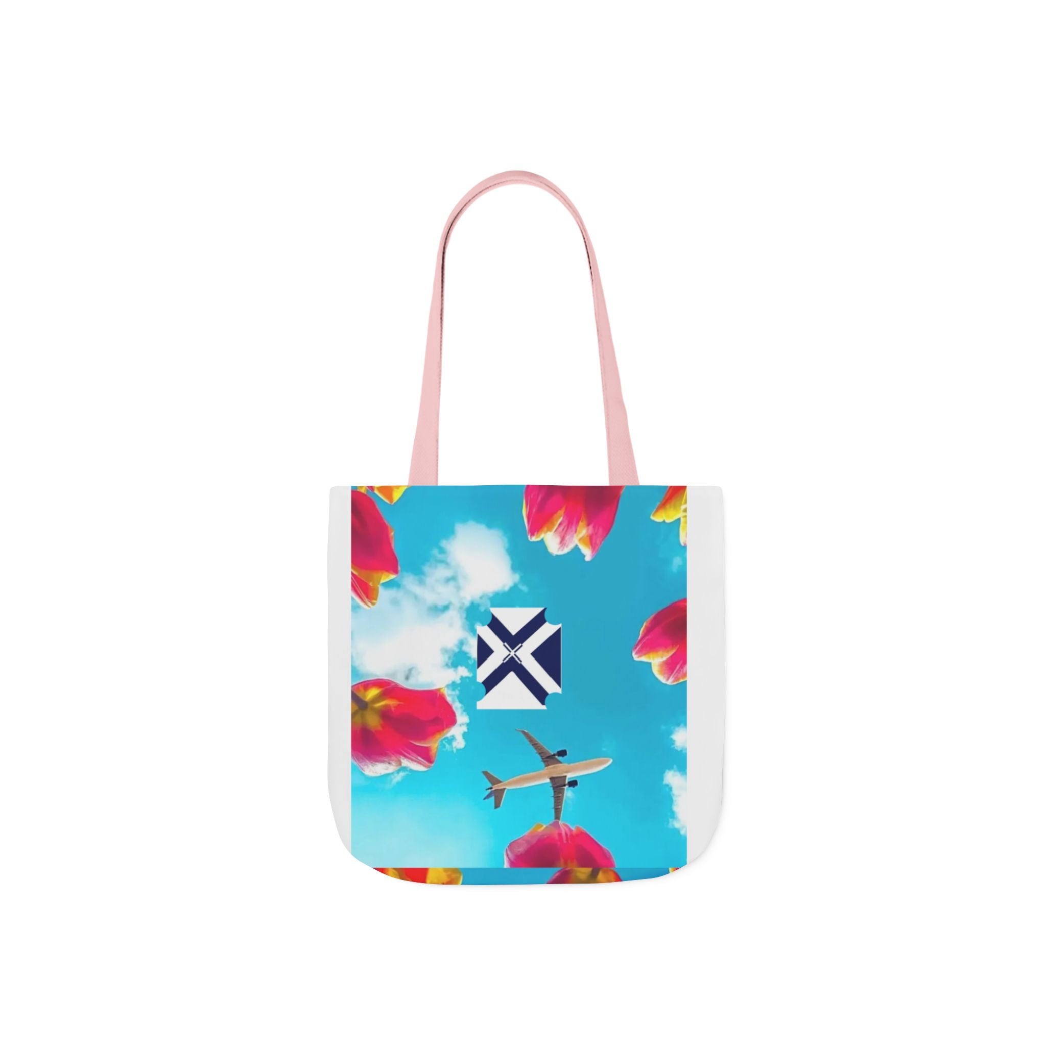Xt Canvas Tote Bag — Minimalist Monogram Shoulder Tote