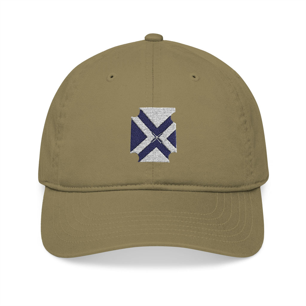 Organic Embroidered Baseball Cap — Distressed xponetworld Patch