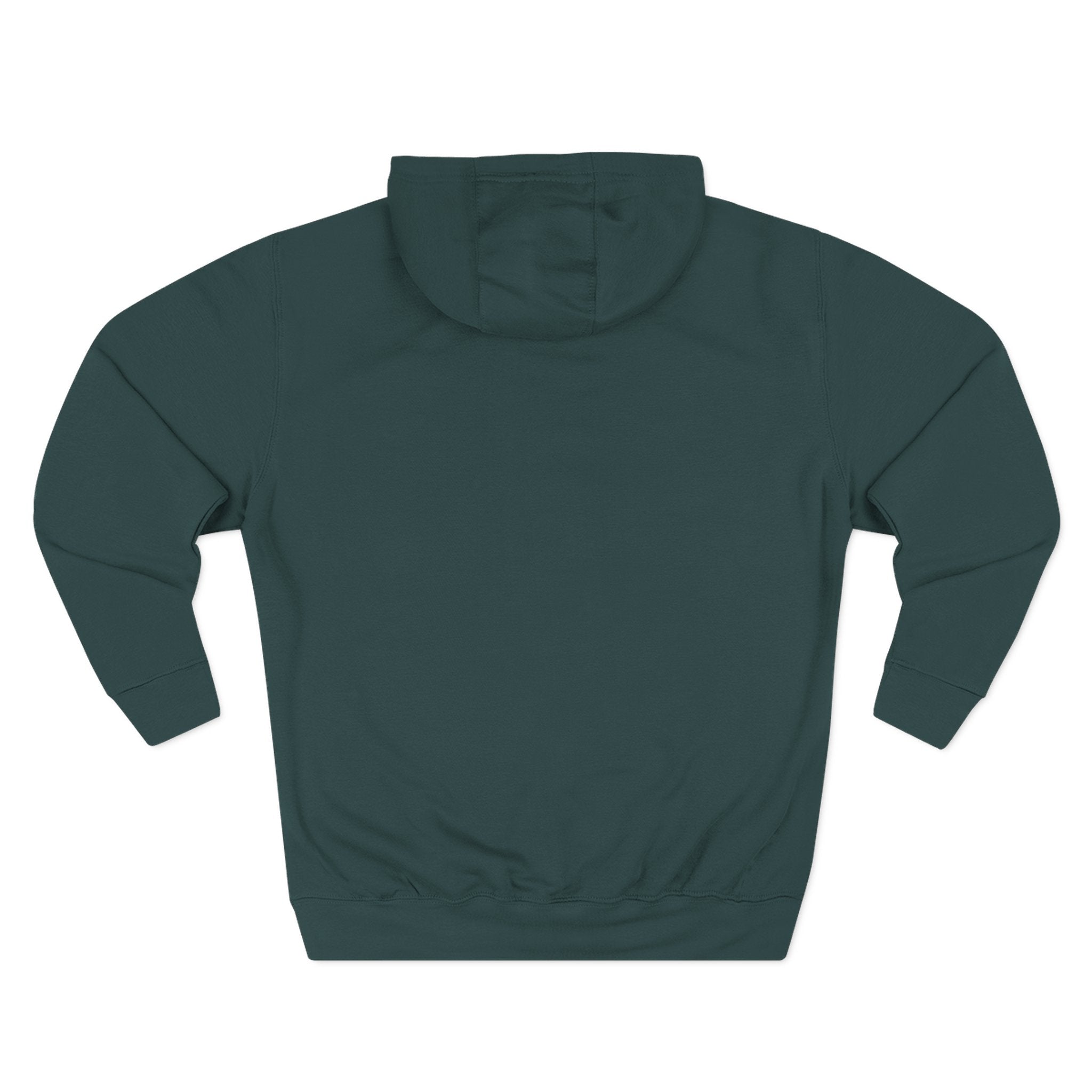 Minimalist Geometric Logo Hoodie — Small Center Chest Icon