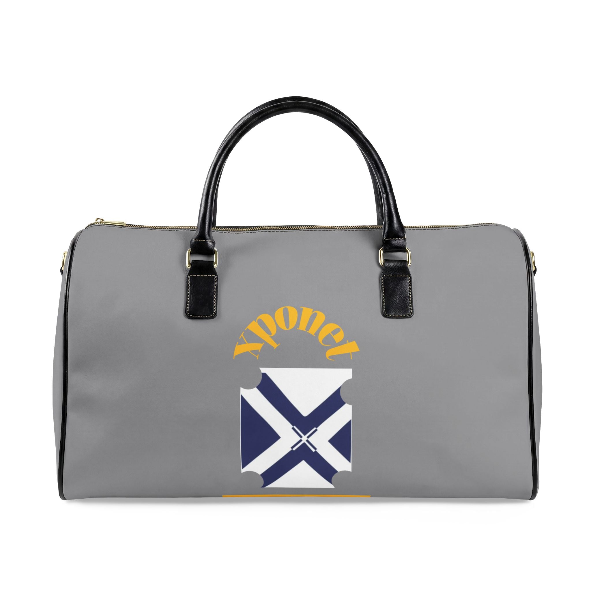 Faux Leather Travel Bag